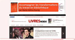Desktop Screenshot of livreshebdo.fr